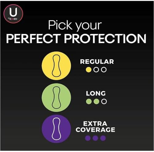 Kotex Natural Balance Absorbent Liners, Long, 16 Count(10 Pack)
