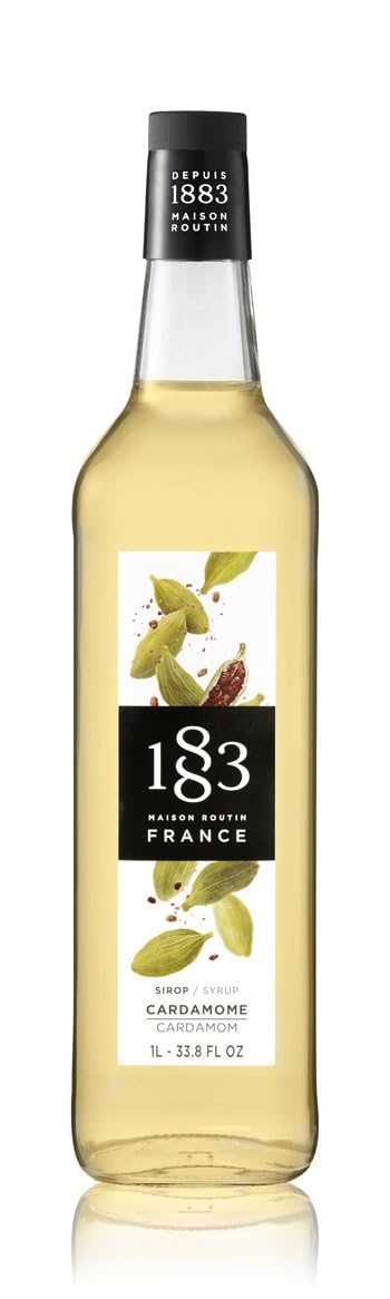 1883 Maple Syrup for Drinks, Made in France, 1 Liter Glass Bottle