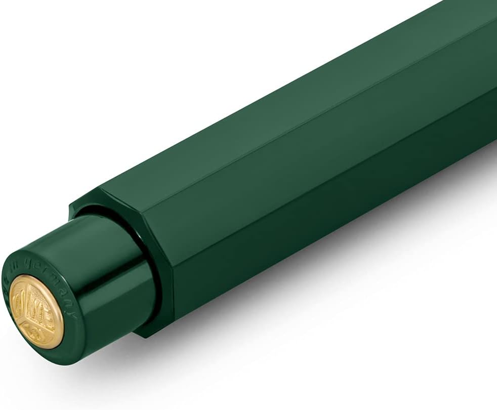 Kaweco CLASSIC SPORT Fountain Pen White with 23 Carat Gold-Plated Steel Nib and Iridium Tip for Ink Cartridges I Sport Fountain Pen 13 cm I Nib: BB (Extra Broad)
