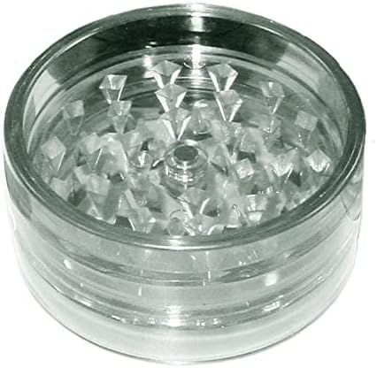 Kitchen Spice Grinder Acrylic 2pc with Magnet Clear Color