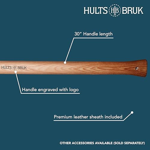 840740 Sarek Splitting Axe - 3.5 lb Head, 30" Handle