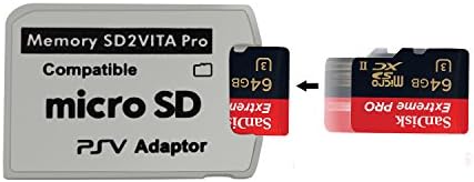 Funturbo Ultimate Version SD2Vita 5.0 Memory Card Adapter, PS Vita PSVSD Micro SD Adapter PSV 1000/2000 PSTV FW 3.60 HENkaku Enso System