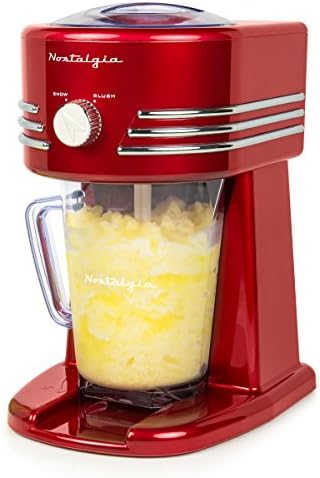 Nostalgia Taco Tuesday Frozen Drink Maker and Margarita Machine for Home - 40-Ounce Slushy Maker with Stainless Steel Flow Spout - Easy to Clean and