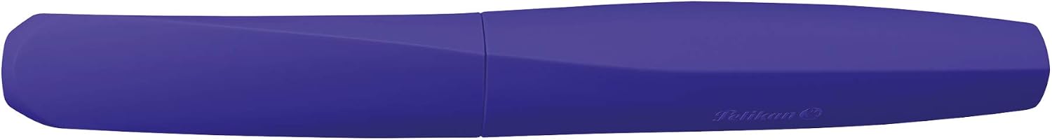 Pelikan Twist Fountain Pen with 1 Ink Cartridge, Medium Nib, Silver, Boxed (947101)