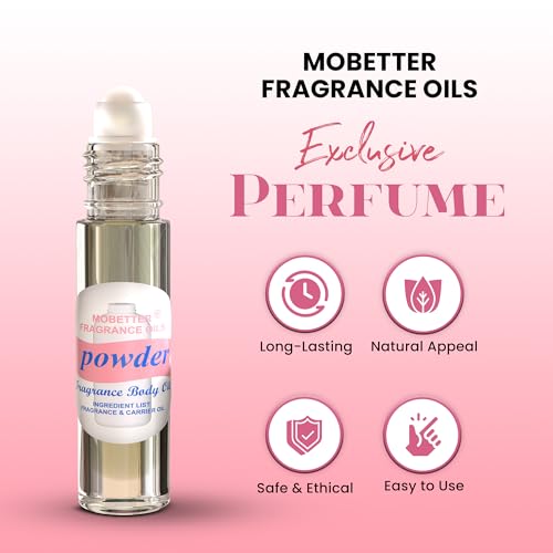 MOBETTER FRAGRANCE OILS Powder Fresh Scent Perfume Fragrance Body Oil Unisex
