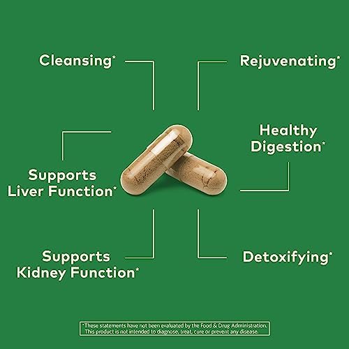 ORGANIC INDIA Liver and Kidney Cleanse Detox Repair - Herbal Supplement - Detoxify & Rejuvenate, Supports Healthy Liver & Kidney Function, Vegan, USDA Certified Organic, Non-GMO - 90 Capsules