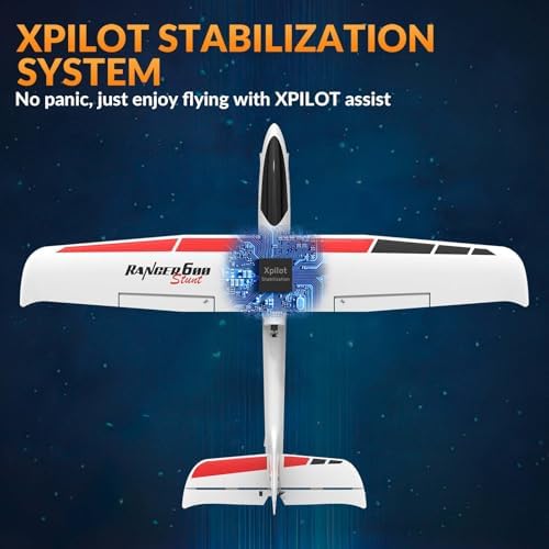 VOLANTEXRC RC Glider Plane 4CH, New Version Remote Control Airplane with 6-Axis Gyro for Beginners