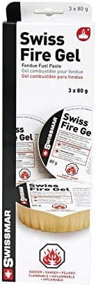 Swissmar Fire Gel Refill - Ideal for Fondue Fuel Burners & Portable Stove, Fluid Fuel Refill for Indoor & Outdoor Use, Lighter Fluid, Burns Longer - 16.9 Ounce