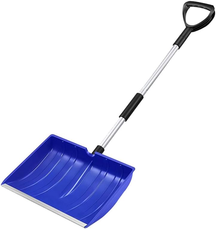 GardenPal Snow Shovel for Driveway Car Home Garage, PortableSnow Shovel with D-Grip Handle, Collapsible Snow Sand Mud Removal Tool, Large Capacity