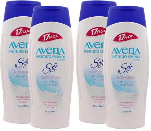 Avena Instituto Espanol Moisturizing Hand and Body Lotion, Helps Moisture Soften and Nourish your skin, 2-pack Of 17 FL Oz, 2 Bottles
