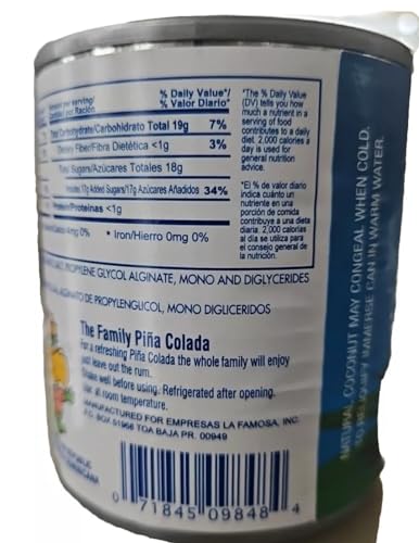 Coco Lopez coconut cream 6 cans 8.5 onz