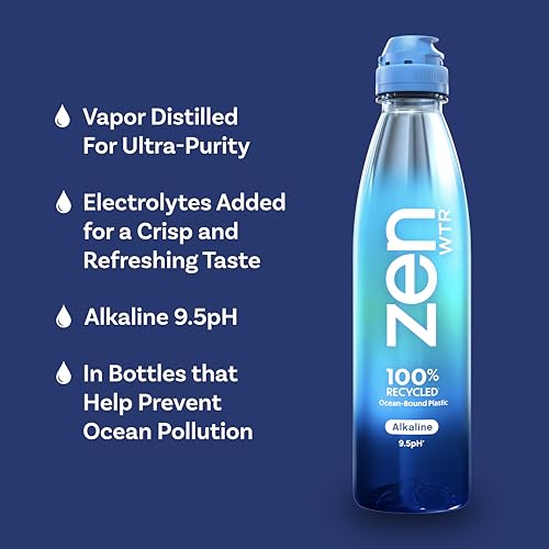 ZenWTR, Alkaline Water, 1.5 Liter