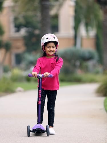 Micro Kickboard | Maxi Foldable LED Kids Scooter for Ages 5-12 | Children