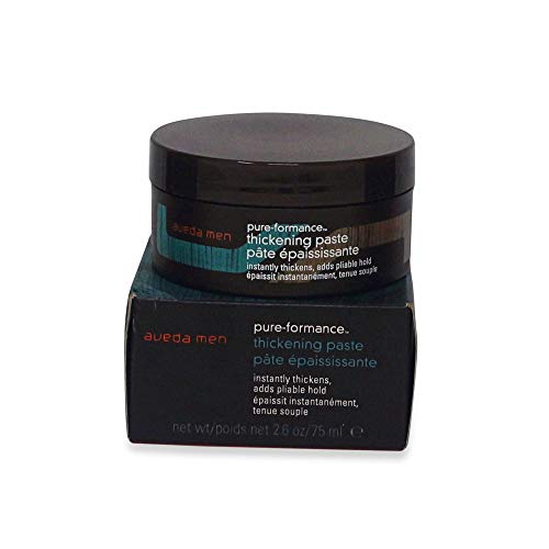 Aveda Men Pure-Formance Thickening Paste | Thickens Hair | Versatile Hold | Natural Finish Hair Styling Paste | With Amla |91% Naturally Derived*, 2.5 Fl Oz
