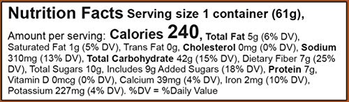 Bob's Red Mill Maple Brown Sugar Oatmeal Cup, 1 cup (Pack of 1) - Non GMO, Gluten Free, Whole Grain, Kosher