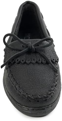 Minnetonka Women's Moosehide Fringed Kilty Moccasin