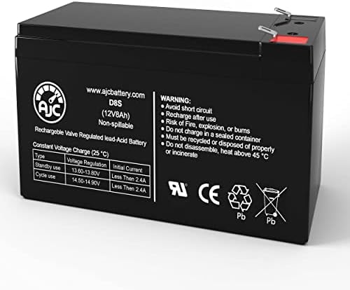AJC Battery Compatible with Razor MX350 Dirt Rocket 12V 8Ah Electric Scooter Battery