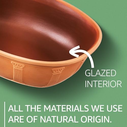 Romertopf Clay Roaster | Non-Stick Dutch Oven | Healthy Pot Cooking | Clay Baker | Versatile Cooking Vessel - 7.3 Quarts (7 Liters) For Up To 8 People