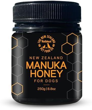 The New Zealand Natural Pet Food Co Woof Dog Treats - Manuka Honey, Dog Treats Small & Large Dog, Natural, Topper or Dog Treat, 8.8oz