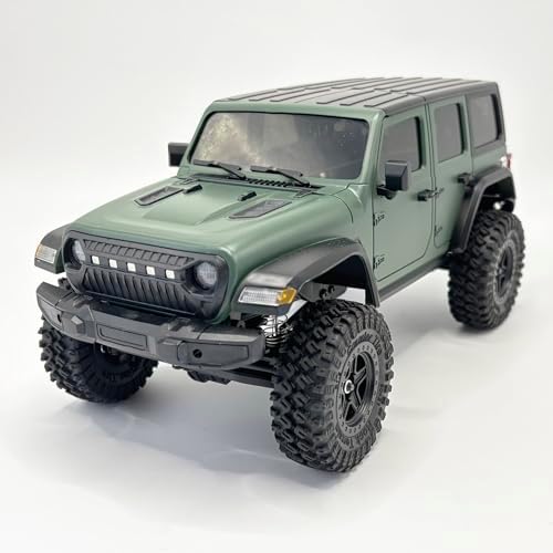 WPLDEWAN 1/18 RC Crawler RC Jeep Remote Control Truck Off Road | RC Rock Crawler 4x4 RTR All Terrain 370 Brushed Motor 2.4GHz Full Proportional 3
