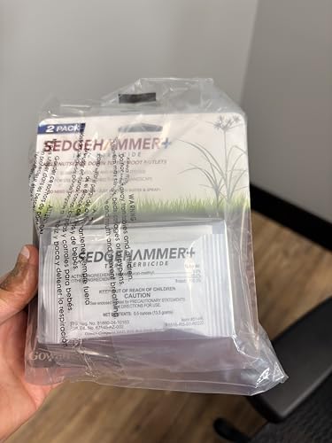 Sedgehammer Plus Turf Herbicide, Purple & Yellow Nutsedge Killer (1) | Lawns with Pre-Mixed Surfactant, Lawn & Pet Safe Weed Killer Mix for Residential Use
