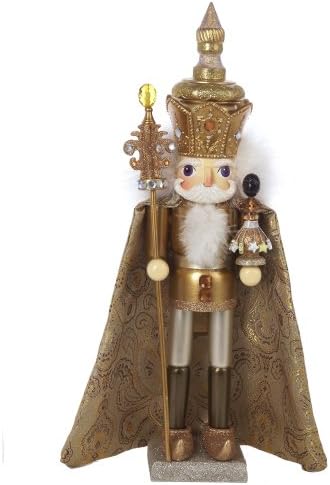 Kurt Adler 18-Inch Hollywood Gold King Nutcracker