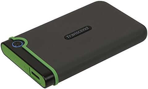 Transcend 4TB StoreJet 25M3 Rugged Portable HDD, One Touch Backup