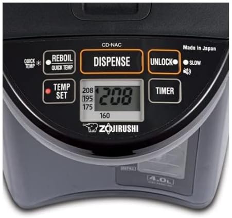 Zojirushi Micom Water Boiler and Warmer, 4.0 L (Black)