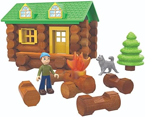 Lincoln Logs-On The Trail Building Set-59 Pieces-Real Wood Logs - Ages 3+