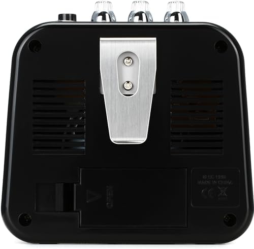 Danelectro Honeytone N-10 Guitar Mini Amp, Black with belt clip | Includes belt clip