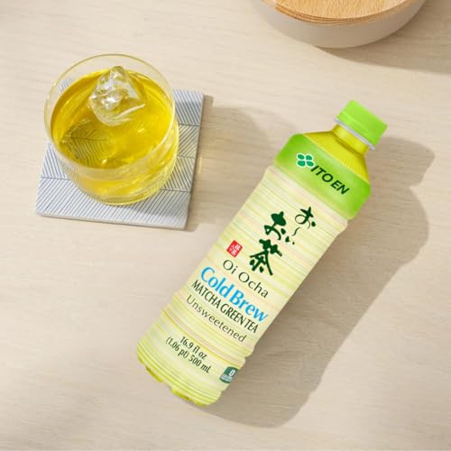 Ito En Tea Oi Ocha Green Tea, Unsweetened, 16.9 Ounce (Pack of 12)