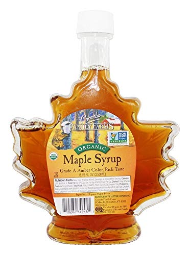 Coombs Family Farms 100% Pure Organic Maple Syrup Grade A Amber Rich, 8 Fl Oz