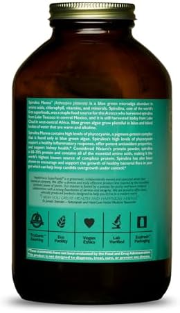 HealthForce SuperFoods Spirulina Manna, All-Natural Nutrient-Rich Superfood, Vitamins, Minerals, Amino Acids, Organic, Vegan, Gluten-Free, Non-GMO