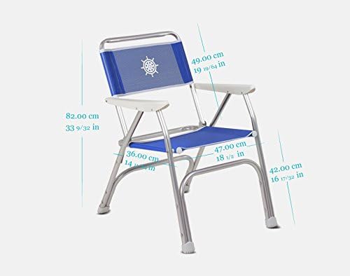 Boat Chairs White Vinyl MESH Deck Folding Marine Aluminum Furniture Set of 2 M100PW