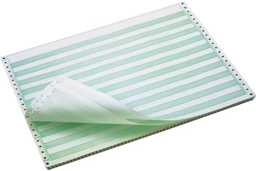 Staples Green Bar Computer Paper, 14 7/8" x 11", 20lb, 2,700/Box, For Office, School & Home