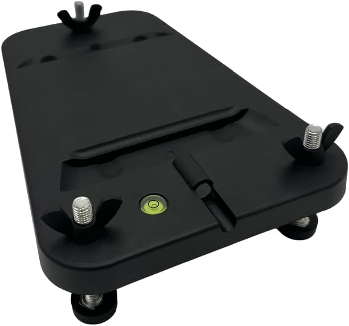 Alignment and Leveling Stand for Swing Caddy SC4 / SC4Pro Golf Launch Monitor, Voice Caddy, Adjustable Height, Built-in Level, Alignment Stick Holder