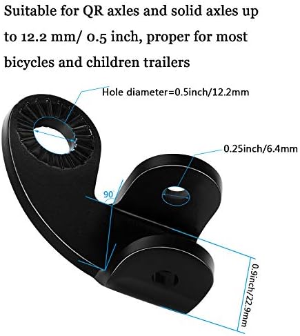 Boao Bike Trailer Hitch Adapter Trailer Connector