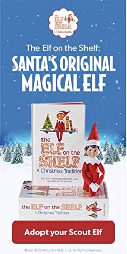 The Elf on the Shelf Box Set Boy Scout Elf with Brown Eyes | Includes Boy Scout Elf with brown eyes