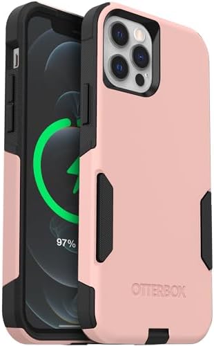 OtterBox iPhone 12 & iPhone 12 Pro Commuter Series Case - Black, Slim & Tough, Pocket-Friendly, with Port Protection