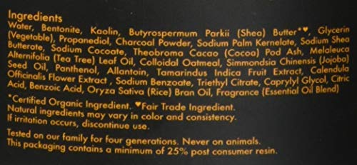 Shea Moisture African Black Soap Soothing Body Mask, 12 Ounce
