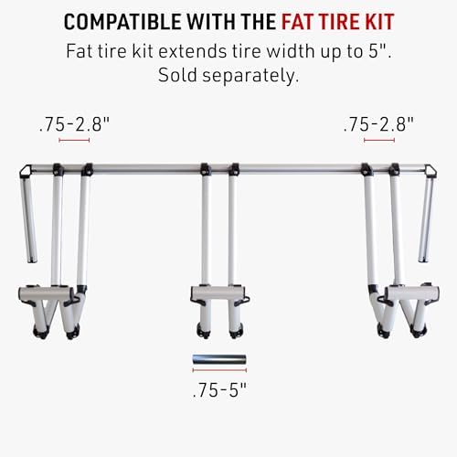 2 Bike Rack for Truck Bed | Ideal Fit for Compact Truck Models | 2 Standard Tire Bike Rack | Effortless Wheel Mount, Skip Front Tire Removal, Drill-Free Installation Ideas | Gift Set for Men