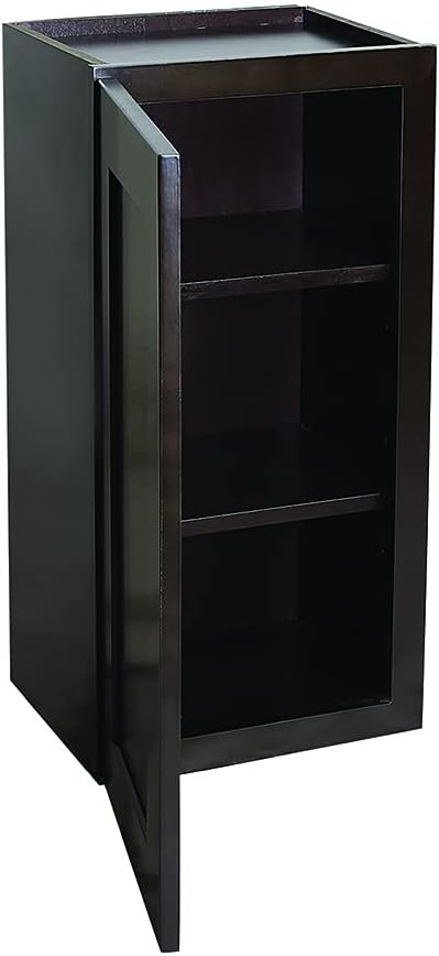 Design House Brookings Kitchen Wall Cabinet, 12", White | Adjustable Shelves, Adjustable Hinges, Wall Mount, Contemporary/Modern, Wood, Kitchen, 561530