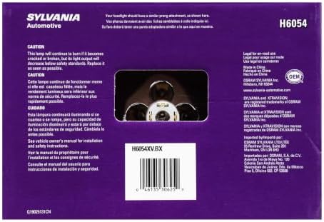 SYLVANIA - H6054 XtraVision Sealed Beam Headlight - Halogen Headlight Replacement 142x200 - Delivers More Down Road Visibility (Contains 1 Bulb)