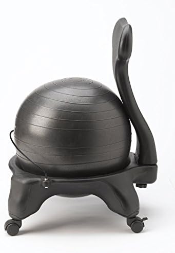 Gaiam Ultimate Balance Ball Chair, Swivel Base, Home & Office