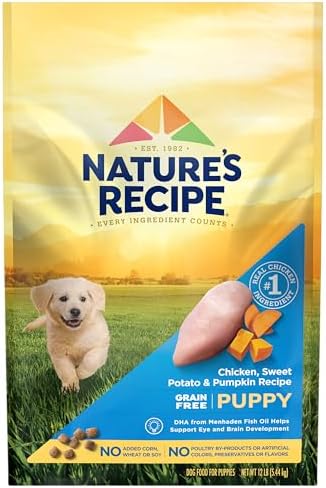 Nature's Recipe Grain Free Puppy Dry Dog Food, 4 lb. Bag