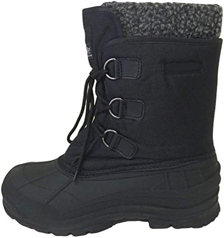 G4U-YC06S Men's Winter Boots Cold Weather Water Repellent Nylon 9" Thermolite Insulated Hiking Duck Warm Snow Shoes