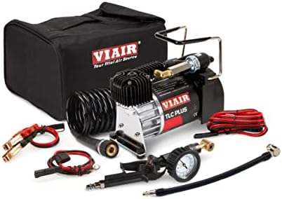 VIAIR TLC BOOST Air Compressor Source Kit – 120 PSI Stationary Tire Inflator with 1.5 Gallon Tank, Presta Valve Chuck, Inflation Tips & 30ft Coil Hose – For Air Tools, DIY Projects & Mobile Shops