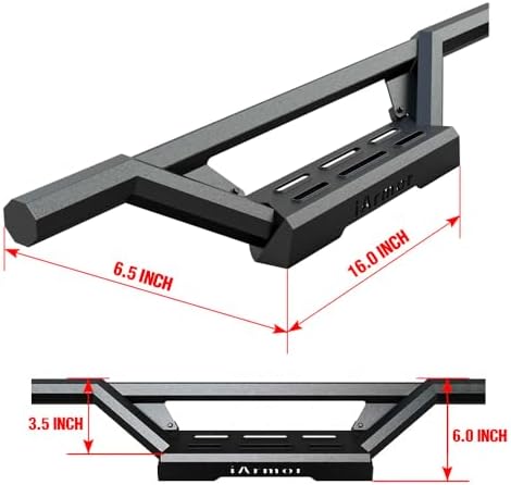 APS Drop Steps Running Boards Compatible with Ram 1500 2009-2018 Crew Cab & Ram 2500 3500 2010-2026 | Stainless Steel Side Steps Nerf Bars