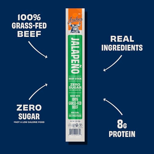 Archer Jerky Beef Sticks, Original, Grass-Fed, Gluten Free - 1 Oz, 18 Pack