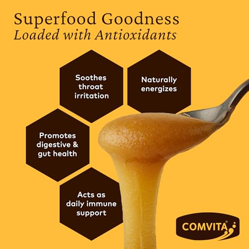 Comvita Manuka Honey UMF 10+ (MGO 263+), Monofloral - 500g (17.6 Oz) | Raw Manuka Honey New Zealand, Pure & Unpasteurized, Superfood for Immune Health, Wild, Use in Tea, Non-GMO